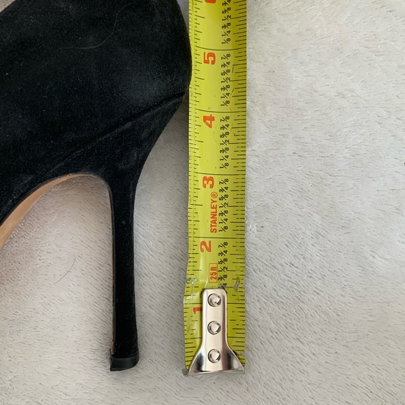 Jimmy Choo black suede watersnake skin pumps - Picture 14 of 17